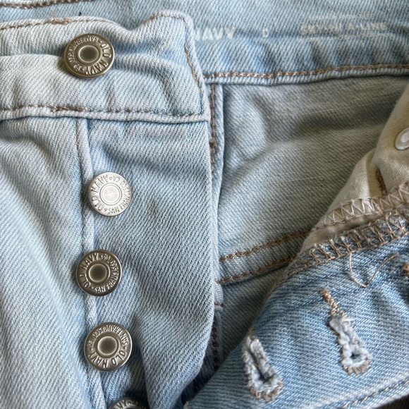 Light Blue Denim Women's Shorts - Picture 2 of 6